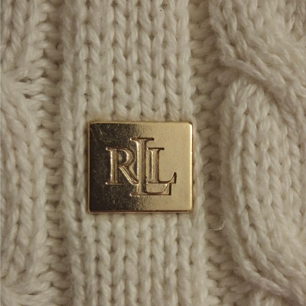 Lauren Ralph lauren long sleeve knitted sweater size X; - Picture 5 of 5